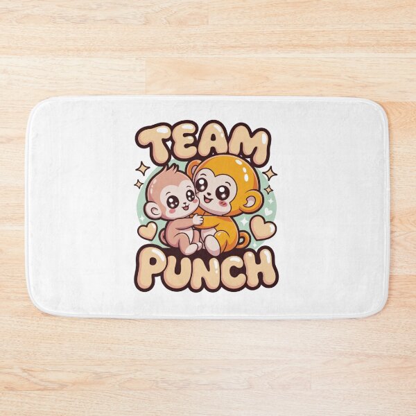 Item preview, Team Punch – Retro Groovy Kawaii Baby Monkey Duo Tee | Cute Monkey Shirt designed and sold by DarylWelsh2024.