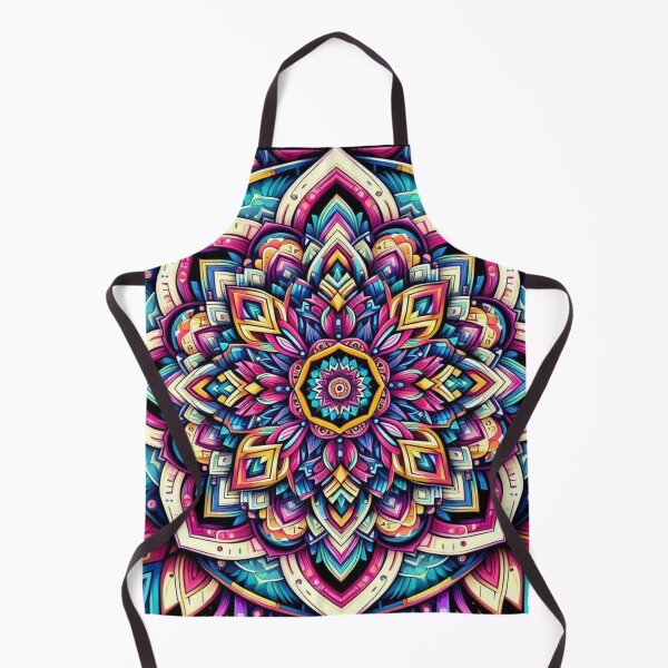 Item preview, Terra Mandala – Vibrant Geometric Symmetry Design designed and sold by Dogandesighn.