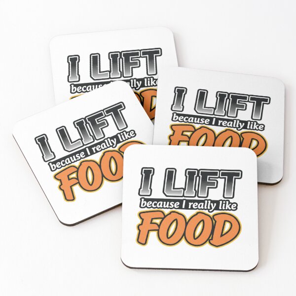 Item preview, I Lift because I really like Food designed and sold by MaciejErdon.