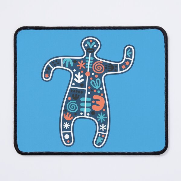 Item preview, Nazca Spirit Dancer – Scandinavian Folk Art Fusion by heidiannemorris © designed and sold by FOLK ART FUSION by heidiannemorris.