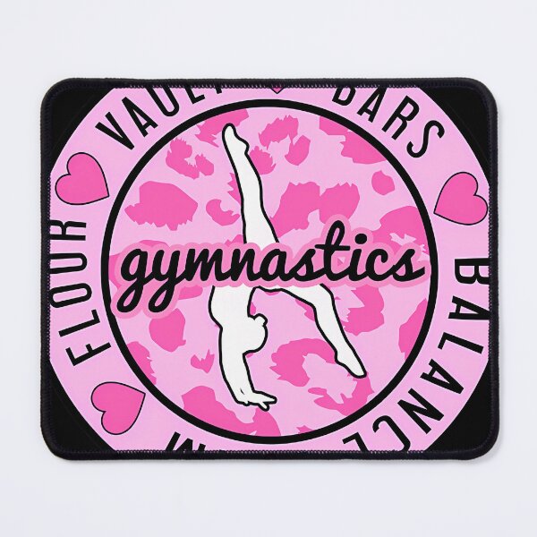 Aperçu de l'œuvre Logo de gymnastique rose créée et vendue par PatsyStanton.
