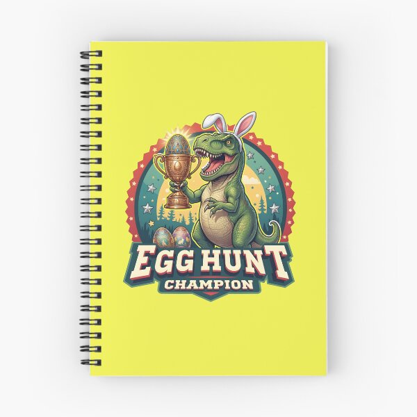 Item preview, Egg Hunt Champion – Dinosaur Easter Trophy Winner Design designed and sold by relso.