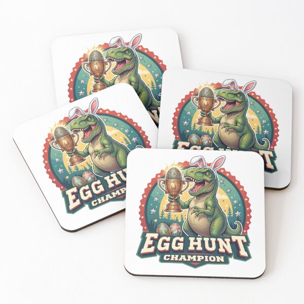 Item preview, Egg Hunt Champion – Dinosaur Easter Trophy Winner Design designed and sold by relso.