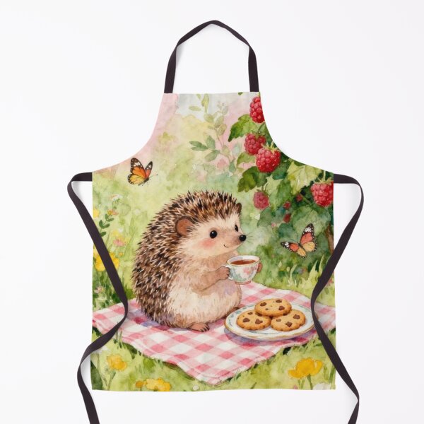 Item preview, Raspberry Garden Tea - Hedgehog Enjoying A Break designed and sold by iamdesigns14.