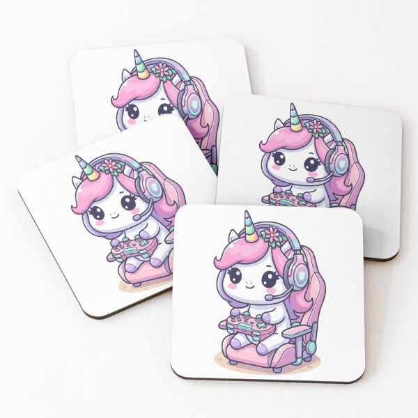 Item preview, Kawaii Gamer Unicorn designed and sold by Ella_Sketch.