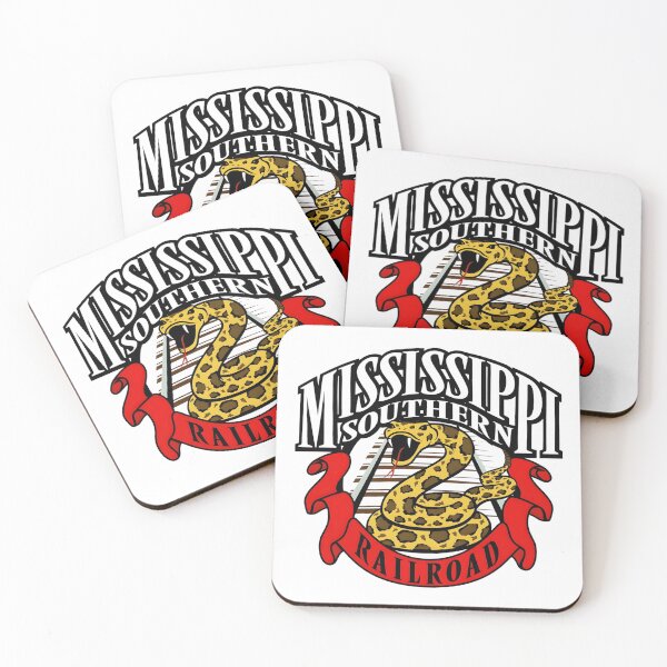 Artikelvorschau, Mississippi Southern Railroad Klapperschlangen-Logo entworfen und verkauft von CharlieDesings.