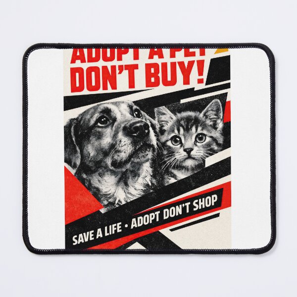 Item preview, Adopt Don’t Shop – Save a Life designed and sold by ForeverPrintsOK.