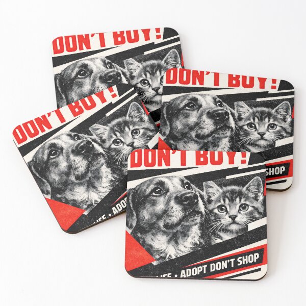 Item preview, Adopt Don’t Shop – Save a Life designed and sold by ForeverPrintsOK.