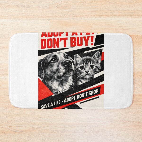 Item preview, Adopt Don’t Shop – Save a Life designed and sold by ForeverPrintsOK.