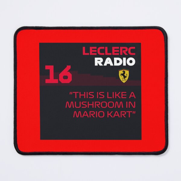 Item preview, Charles Leclerc Radio Message “This is like a mushroom in mario kart” designed and sold by myideal-shop.