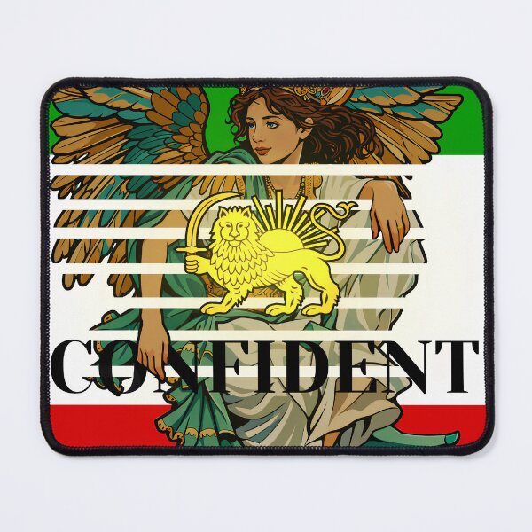 Item preview, Woman Life Freedom - Persian/Iranian Lion and Sun Winged Goddess designed and sold by JEVANStudio.