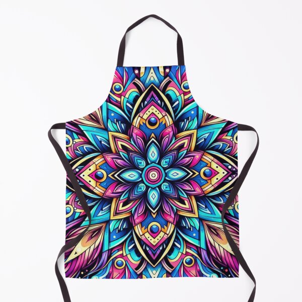 Item preview, Cosmic Bloom – Vibrant Mandala Emblem Design designed and sold by Dogandesighn.