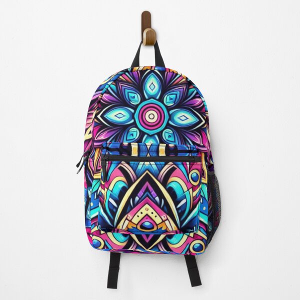 Item preview, Cosmic Bloom – Vibrant Mandala Emblem Design designed and sold by Dogandesighn.