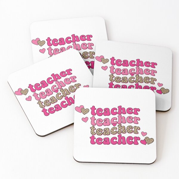Item preview, Retro Leopard Stacked Teacher Valentine Squad designed and sold by DizzyShirts1.