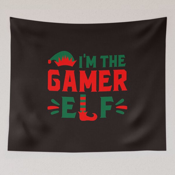 Item preview, I M THE GAMER ELF Level Up Your Style T-Shirt designed and sold by bozet.