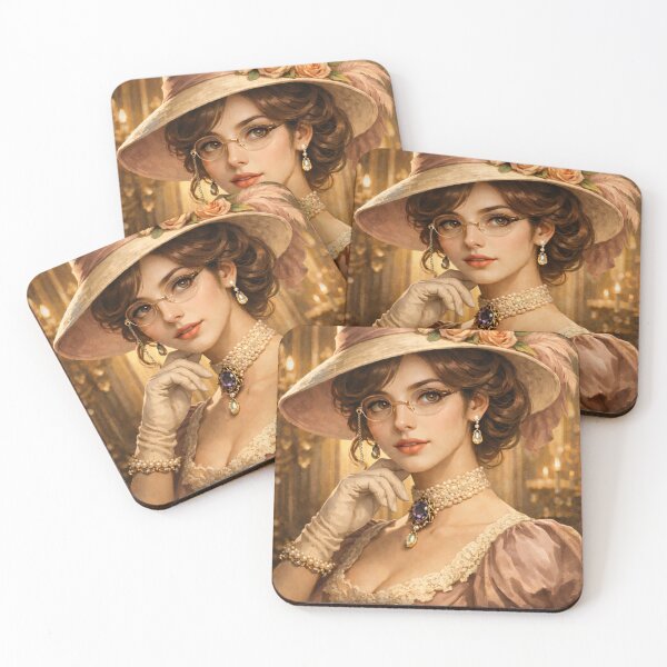 Item preview, Belle Époque Portrait – Elegant Parisian Woman, 1890s designed and sold by Beaurozier.