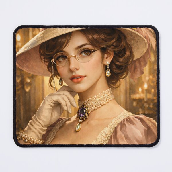 Item preview, Belle Époque Portrait – Elegant Parisian Woman, 1890s designed and sold by Beaurozier.