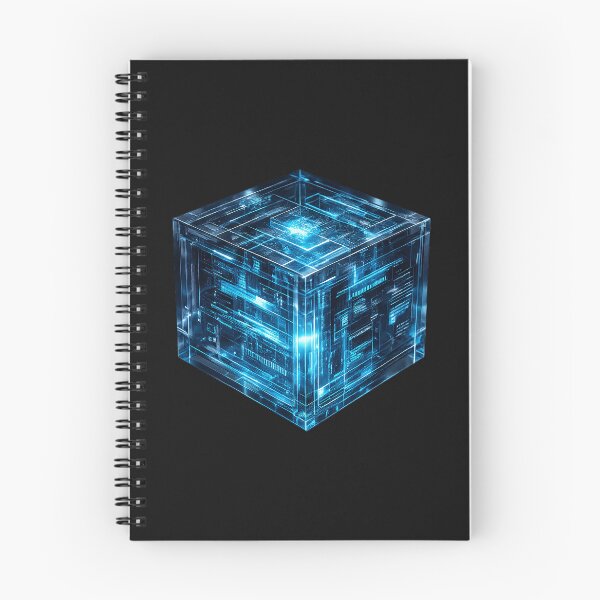 Item preview, Futuristic Glowing Holographic Data Core Cube designed and sold by RichardLRamsey.