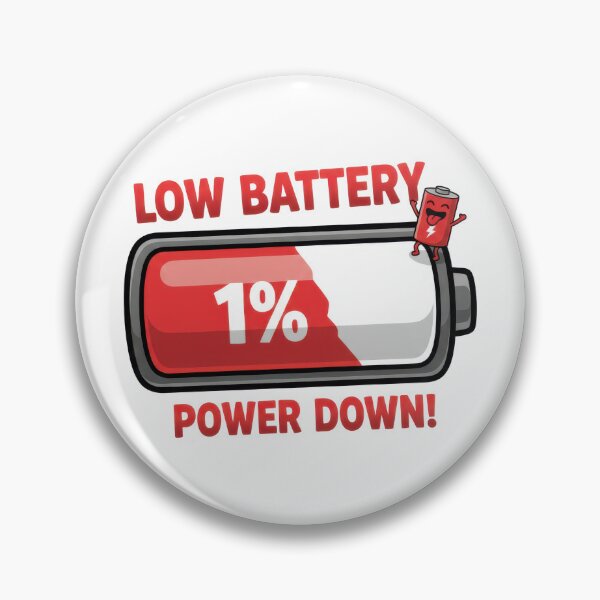 Item preview, red flat icon illustration of an empty charge level with happy designed and sold by Jdee23.