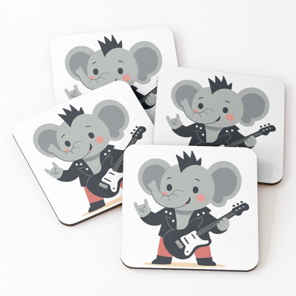 Item preview, Rock Star Elephant designed and sold by Animal Aura Studio.
