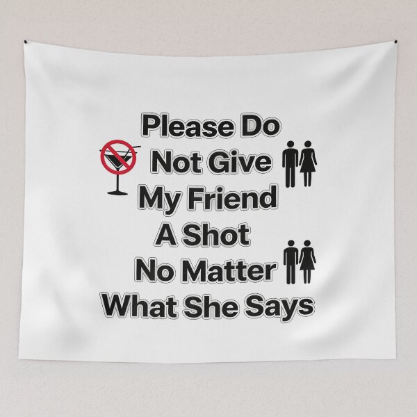 Item preview, Funny Unisex T-Shirt: Please Do Not Give My Friend A Shot – Perfect for Parties! designed and sold by MoolokaiApperal.