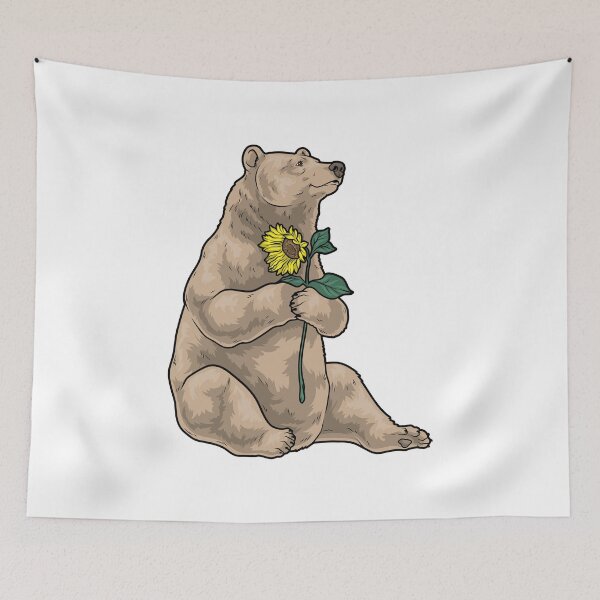 Item preview, Bear Sunflower designed and sold by Snabdesign84.