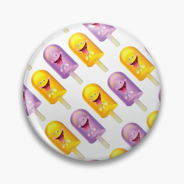 Item preview, Jolly Juicy – Ice Lolly Character Repeat Pattern Print designed and sold by Fabulosa Designs.