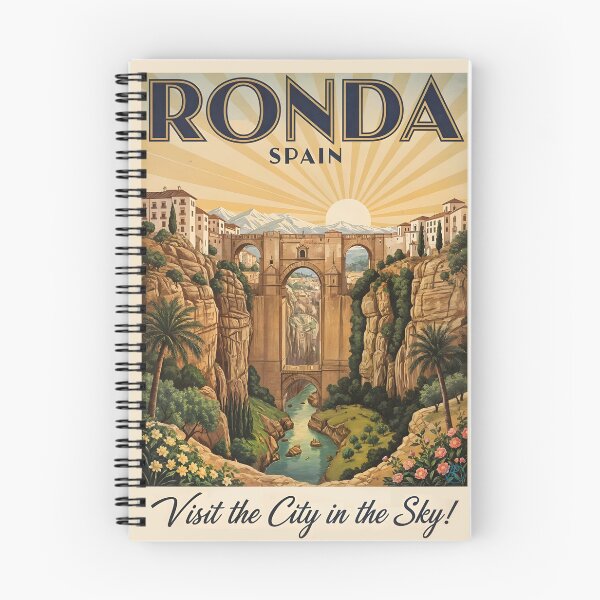 Aperçu de l'œuvre Ronda, Espagne - Affiche de voyage créée et vendue par Robert Lacy.