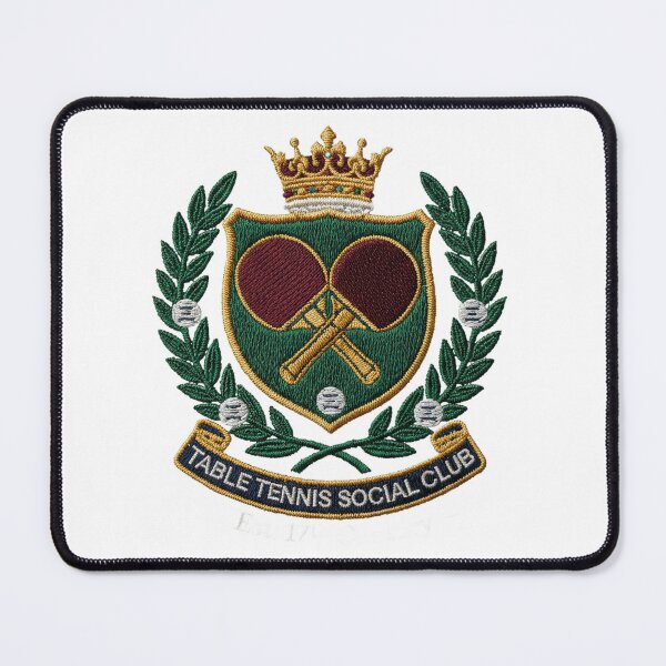 Item preview, Vintage Table Tennis Social Club Crest – Retro Ping Pong T-Shirt designed and sold by OhMyPingCo.
