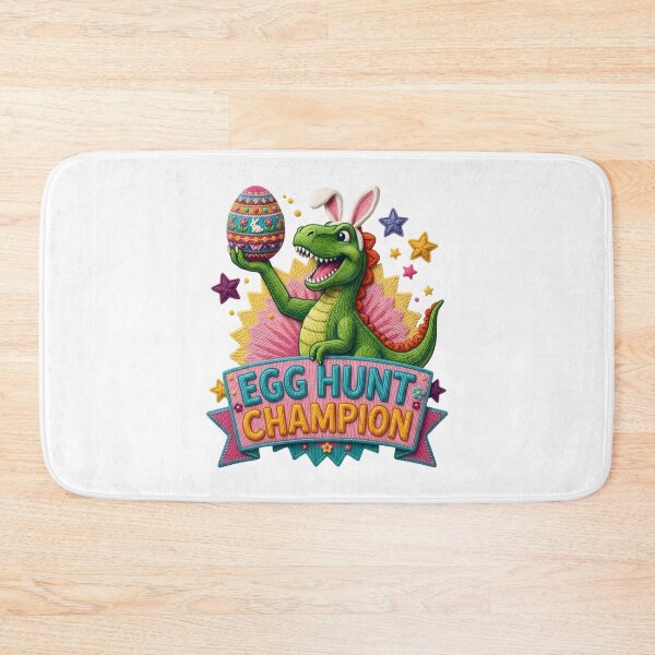 Item preview, Egg Hunt Champion – Cozy Knit Style Easter Dinosaur Design designed and sold by relso.