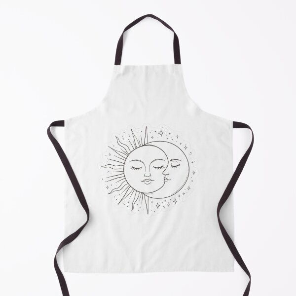 Item preview, Sun and Moon Celestial Sticker – Boho Cosmic Sun Moon Aesthetic Line Art designed and sold by Dasts Cart.