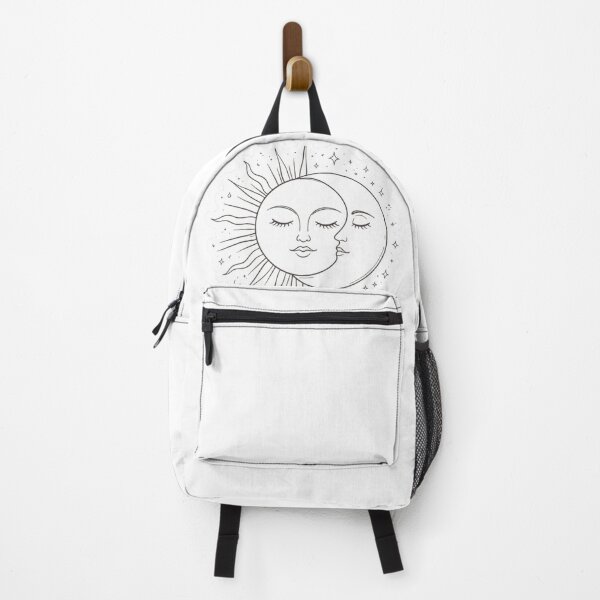 Item preview, Sun and Moon Celestial Sticker – Boho Cosmic Sun Moon Aesthetic Line Art designed and sold by Dasts Cart.