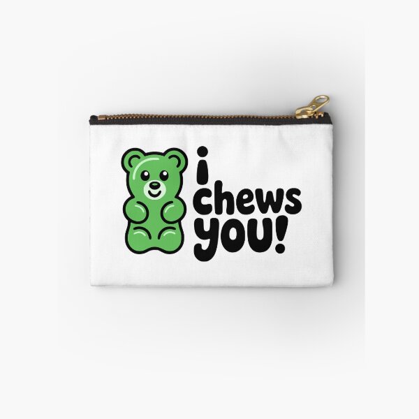 Item preview, I Chews You! Cute Gummy Bear Valentine Pun designed and sold by PMCreative.
