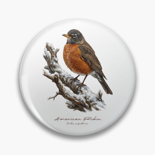 Item preview, American Robin in Winter designed and sold by Takeda-art.