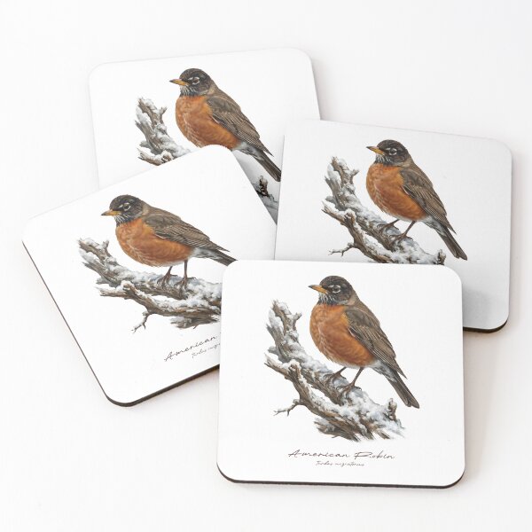 Item preview, American Robin in Winter designed and sold by Takeda-art.
