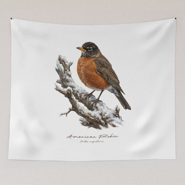 Item preview, American Robin in Winter designed and sold by Takeda-art.