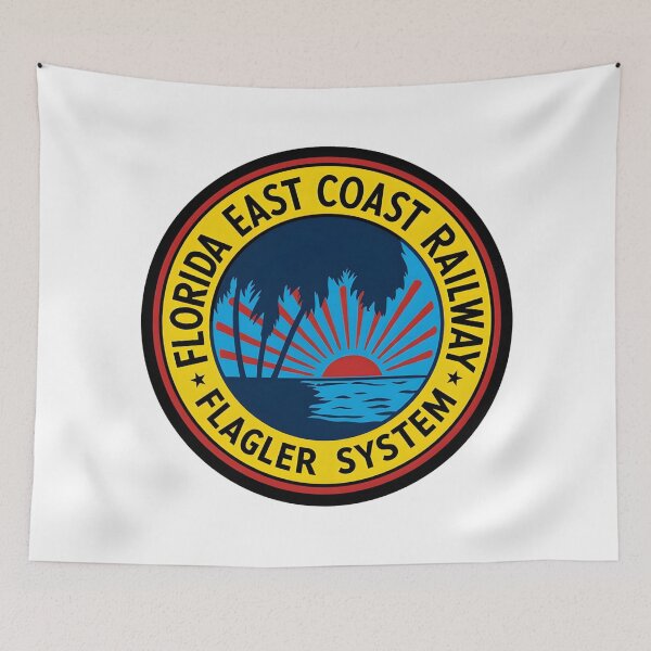 Item preview, Vintage Florida East Coast Railway Flagler System Logo designed and sold by CharlieDesings.