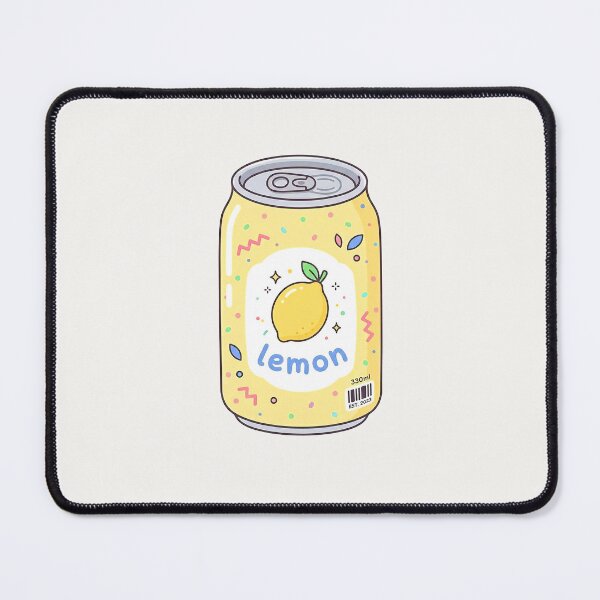 Item preview, Cute Lemon Soda Can Sticker – Kawaii Lemon Drink Illustration, Pastel Summer Beverage Art designed and sold by Verycutethings.