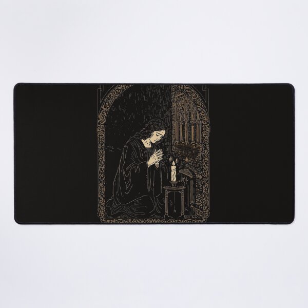 Item preview, Prayer in the Dark — Dark Sacred Devotional Art designed and sold by GeoWhimsy Studio.