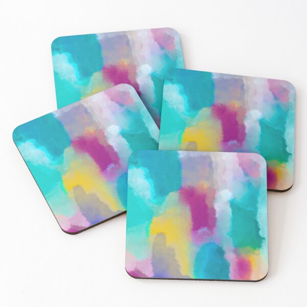 Item preview,  Vibrant Multicolour Abstract Brush Strokes | Contemporary Digital Artwork designed and sold by Brightful Creations .