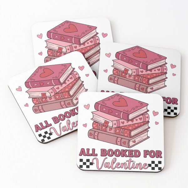 Item preview, All Booked For Valentine Pink Book Stack designed and sold by DizzyShirts1.