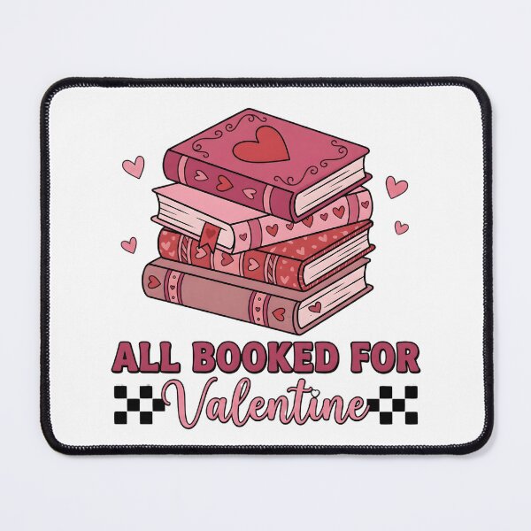 Item preview, All Booked For Valentine Pink Book Stack designed and sold by DizzyShirts1.