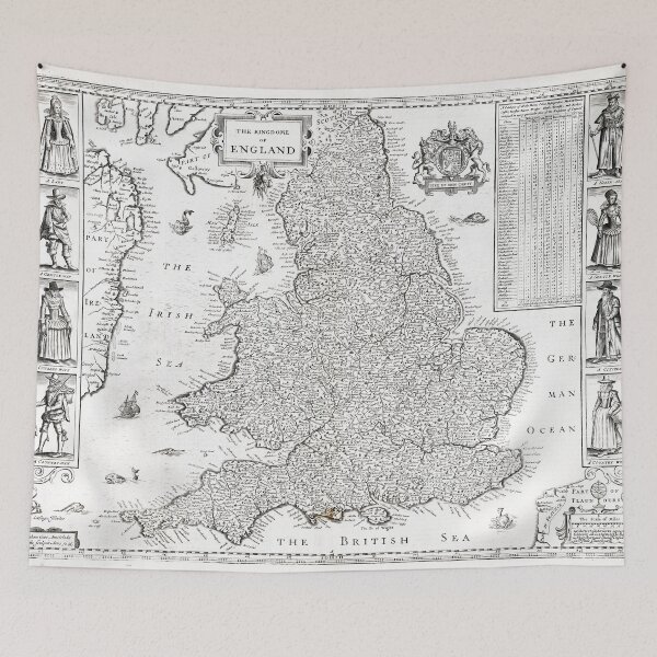 Item preview, The Kingdome of England 1676 designed and sold by colourfind.
