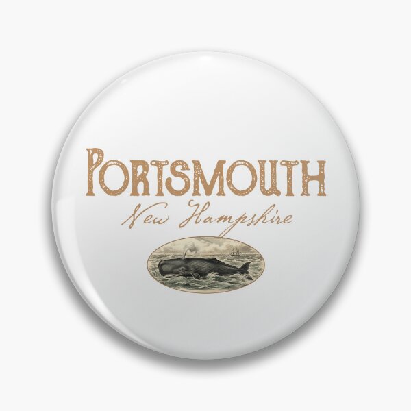 Item preview, Portsmouth New Hampshire Vintage Whale Design designed and sold by Futurebeachbum.