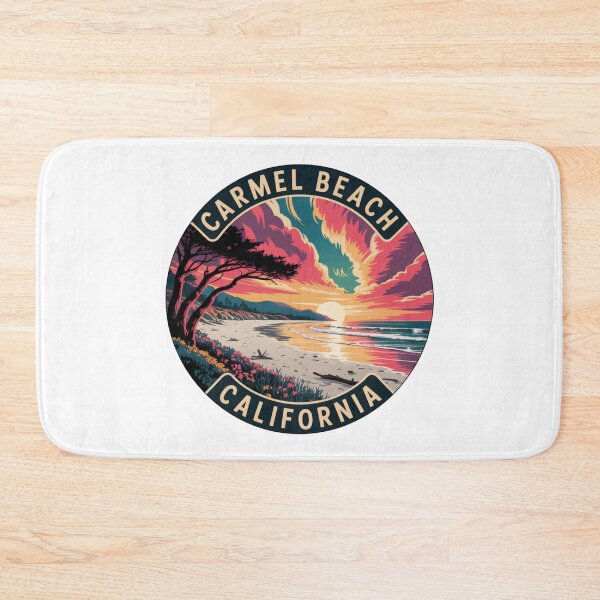 Item preview, Carmel Beach California: Windswept Cypress Sunset designed and sold by CircinusStore.