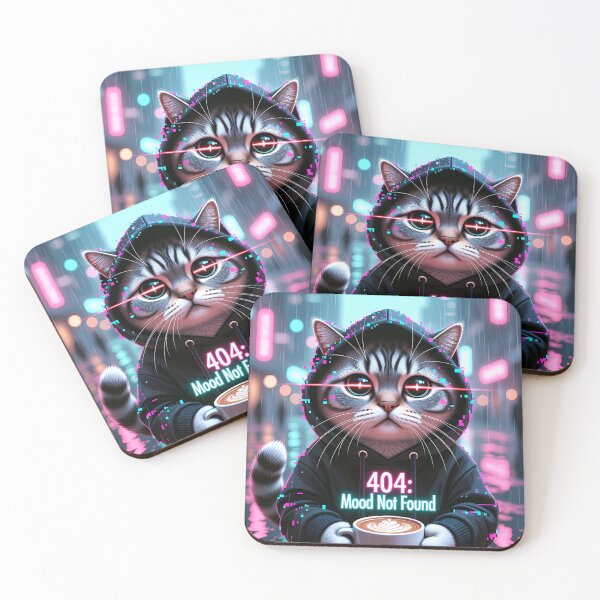 Item preview, Sad cat designed and sold by Pixelated Meow.