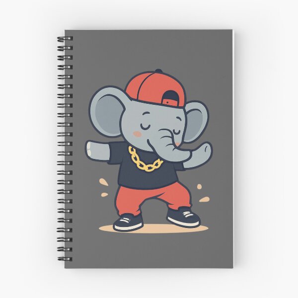 Item preview, Hip Hop Elephant designed and sold by Animal Aura Studio.