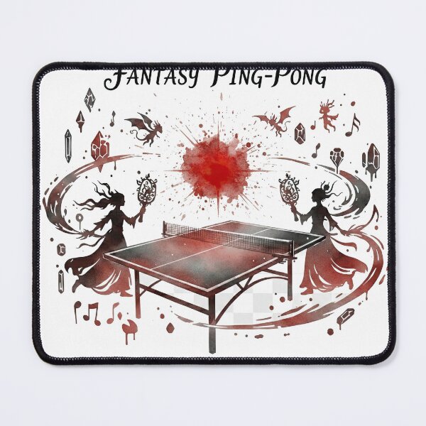 Item preview, Fantasy Ping Pong Battle – Witches Dark Magic Paddle Table Tennis T-Shirt designed and sold by OhMyPingCo.