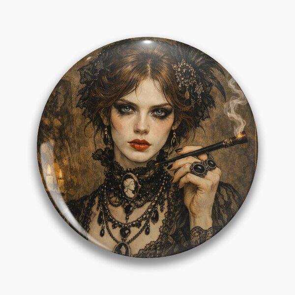 Item preview, Amélie de Veules – Belle Époque Gothic Portrait – Montmartre, Paris, 1893 designed and sold by Beaurozier.
