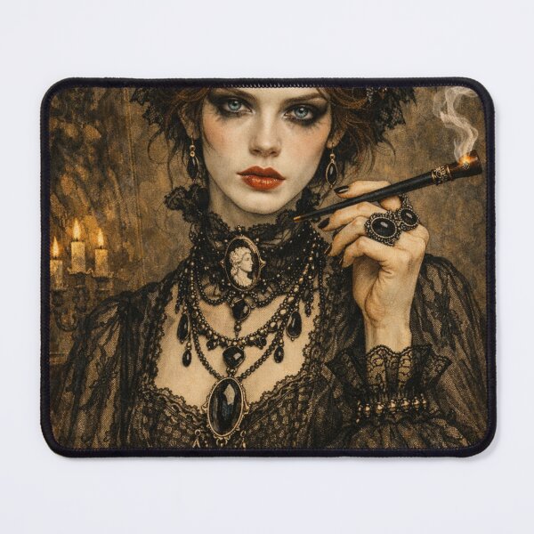 Item preview, Amélie de Veules – Belle Époque Gothic Portrait – Montmartre, Paris, 1893 designed and sold by Beaurozier.